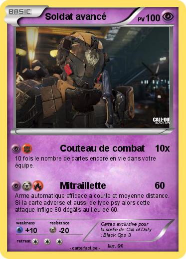 Pokemon Soldat avancé