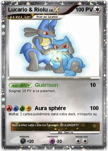 Pokemon Lucario & Riolu