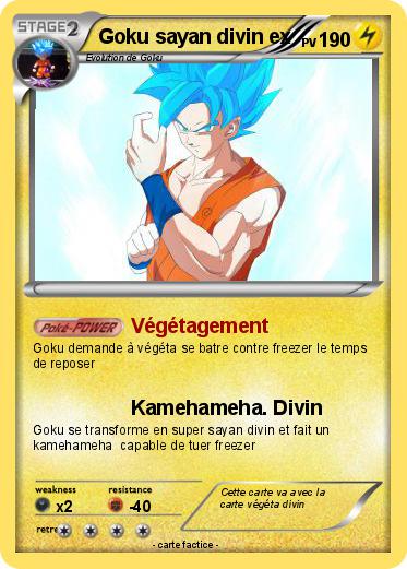 Pokemon Goku sayan divin ex