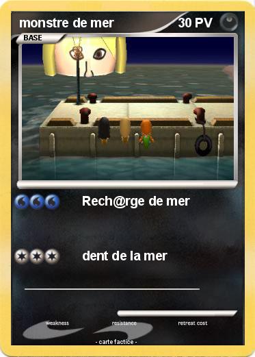 Pokemon monstre de mer