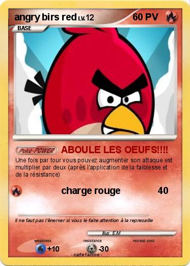 Pokemon angry birs red