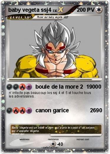 Pokemon baby vegeta ssj4