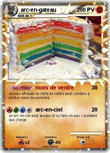 Pokemon arc-en-gateau