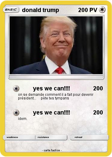 Pokemon donald trump