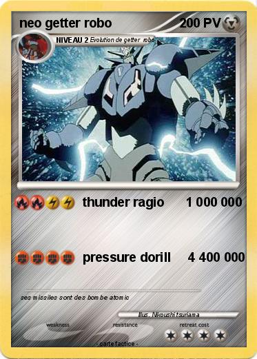 Pokemon neo getter robo