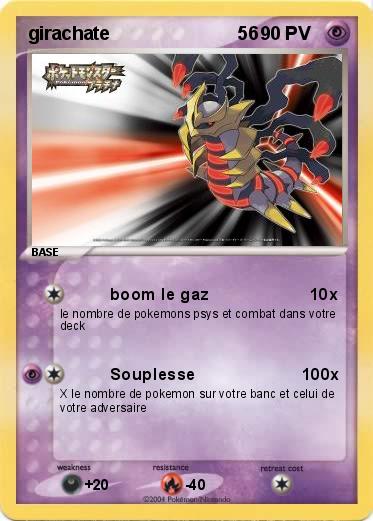 Pokemon girachate                         56