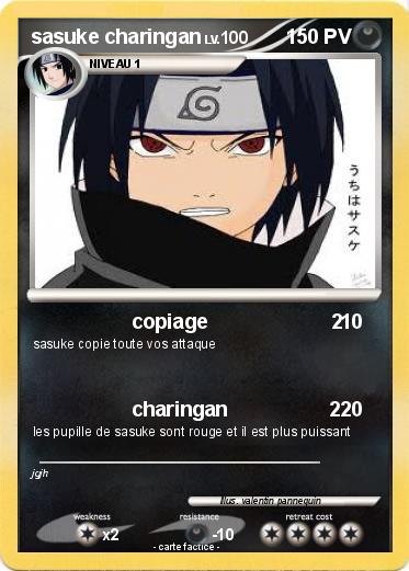 Pokemon sasuke charingan