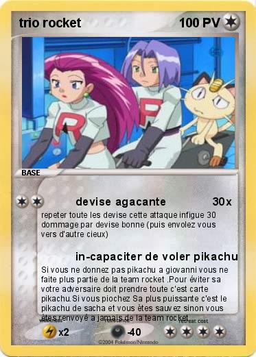Pokemon trio rocket