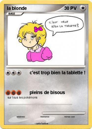 Pokemon la blonde