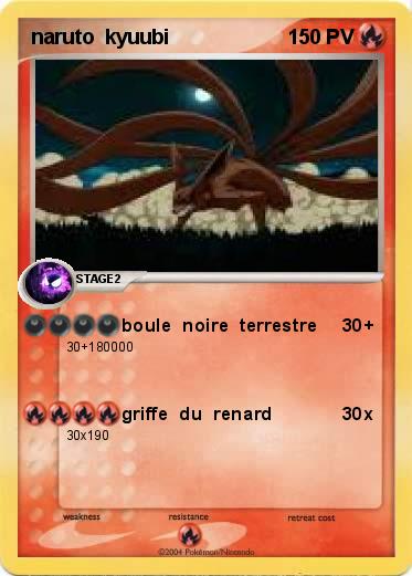 Pokemon naruto  kyuubi