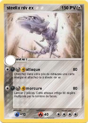 Pokemon steelix niv ex
