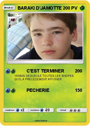 Pokemon BARAKI D'JAMOTTE