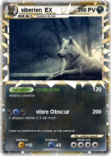 Pokemon siberien  EX