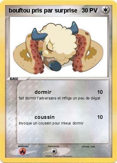 Pokemon bouftou pris par surprise