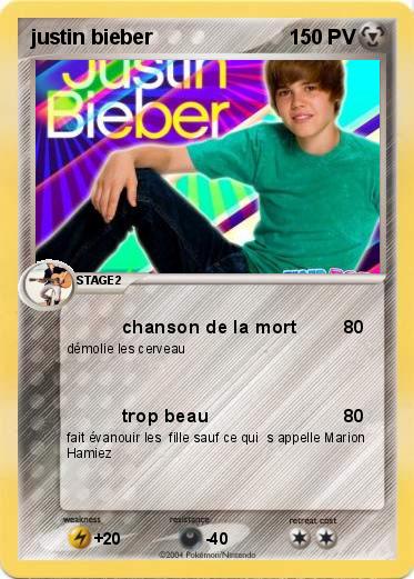 Pokemon justin bieber
