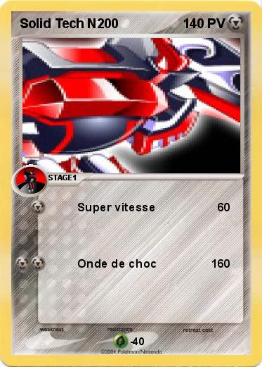 Pokemon Solid Tech N200