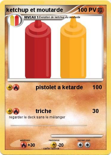Pokemon ketchup et moutarde