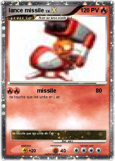 Pokemon lance missile