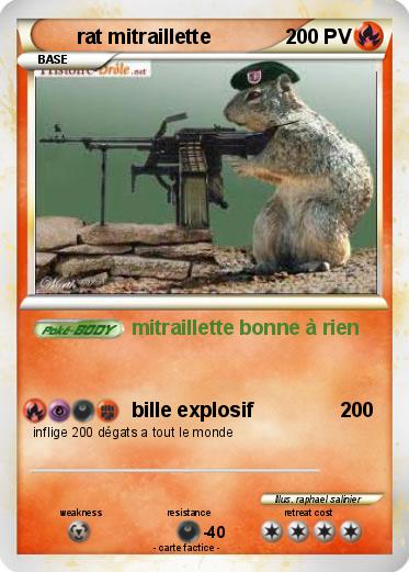 Pokemon rat mitraillette