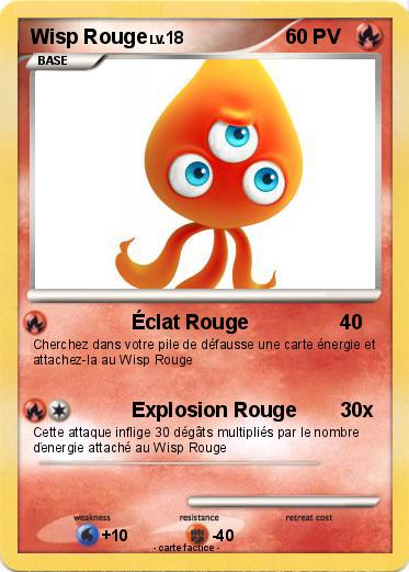 Pokemon Wisp Rouge