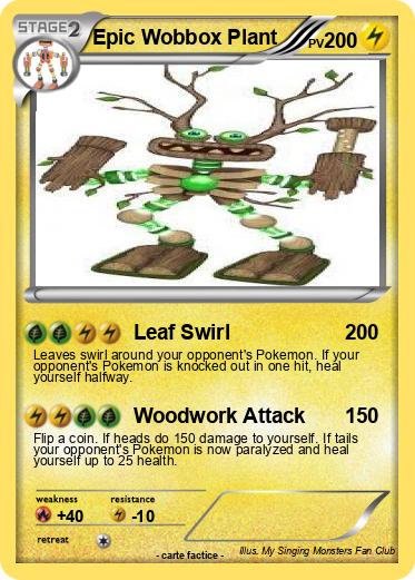 Pokemon Epic Wobbox Plant