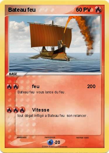 Pokemon Bateau feu 