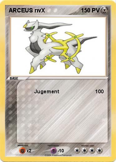 Pokemon ARCEUS nvX