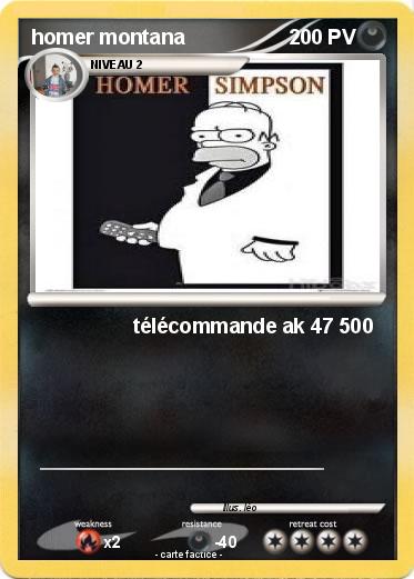 Pokemon homer montana