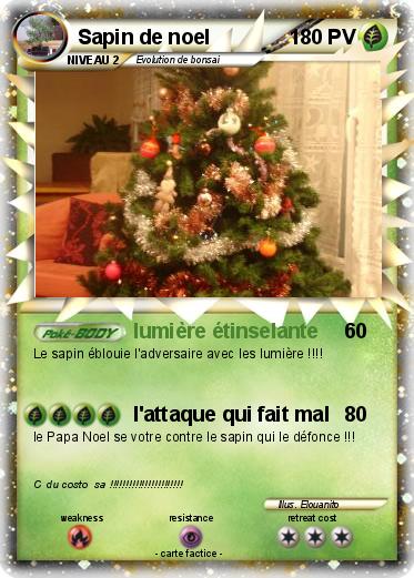 Pokemon Sapin de noel