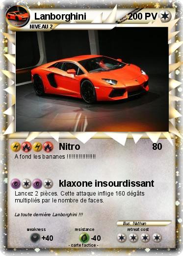Pokemon Lanborghini