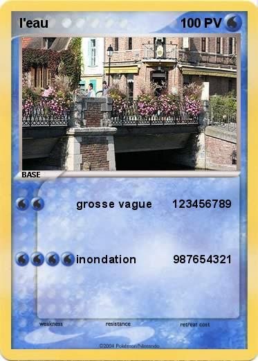 Pokemon l'eau