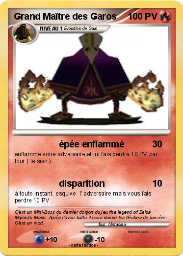 Pokemon Grand Maître des Garos