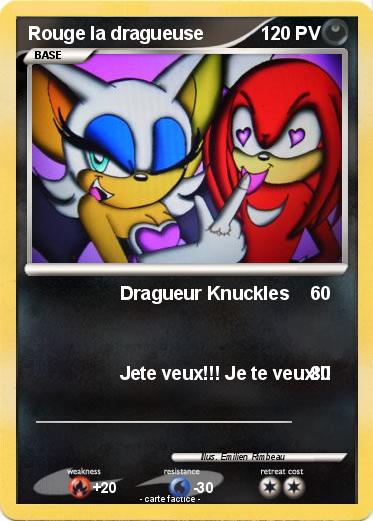 Pokemon Rouge la dragueuse