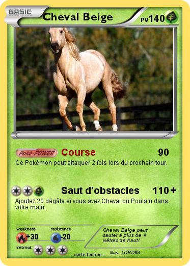 Pokemon Cheval Beige