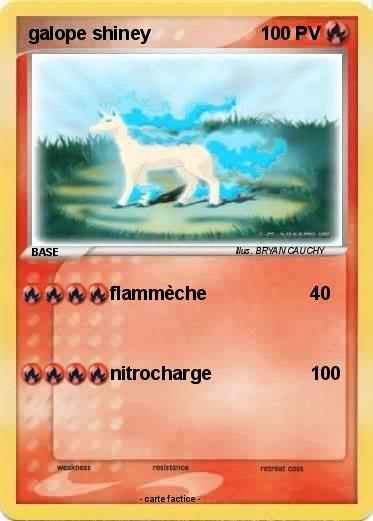 Pokemon galope shiney