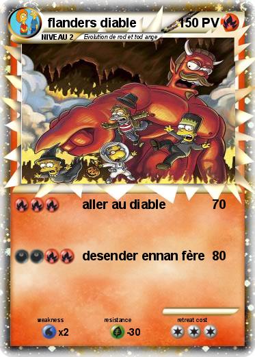 Pokemon flanders diable