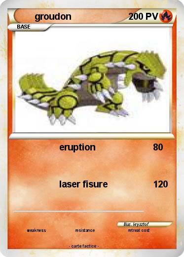 Pokemon groudon