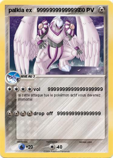 Pokemon palkia ex   99999999999999