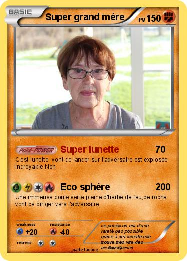 Pokemon Super grand mère