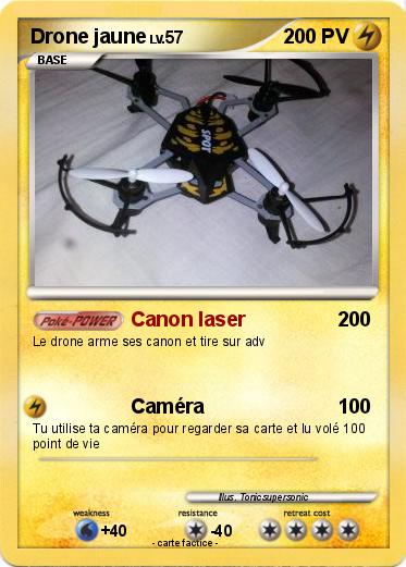 Pokemon Drone jaune