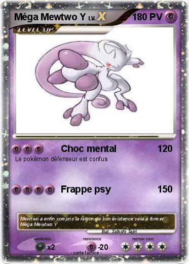 Pokemon Méga Mewtwo Y