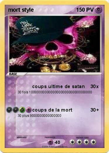 Pokemon mort style