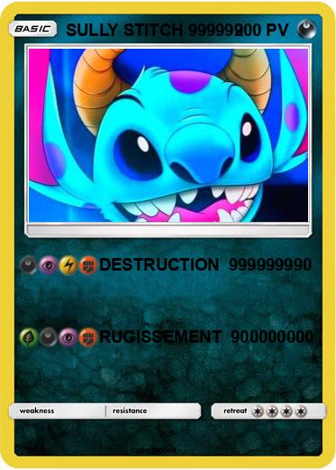Pokemon SULLY STITCH 999999