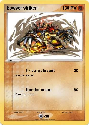 Pokemon bowser striker