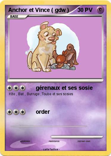 Pokemon Anchor et Vince ( gdw )