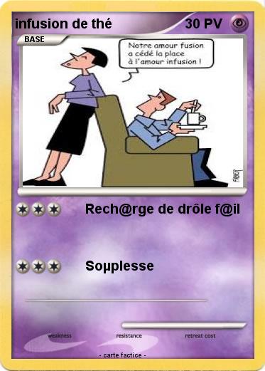 Pokemon infusion de thé