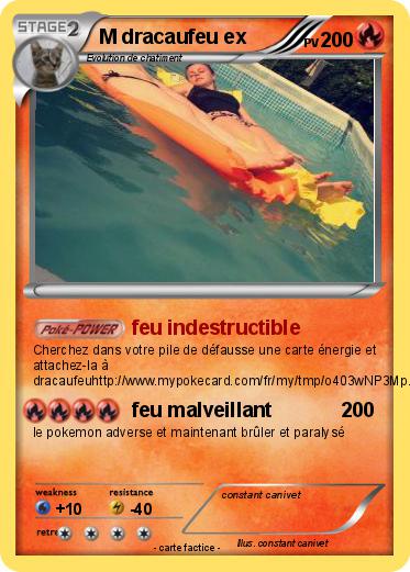 Pokemon M dracaufeu ex