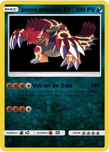 Pokemon primo groudon EX