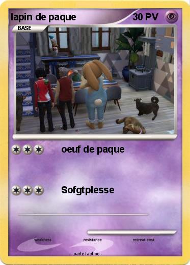 Pokemon lapin de paque