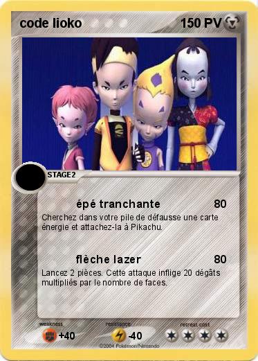 Pokemon code lioko